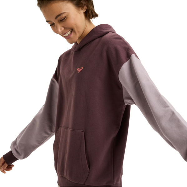 2025 Roxy Femmes Essential Energy Hoodie Fleece ERJFT05009 - Huckleberry